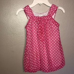 Toddler Pink Polka Dot Dress